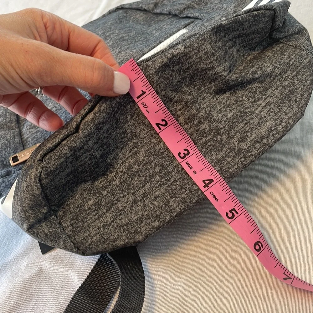 NWT Adidas Linear Mini Backpack grey/white